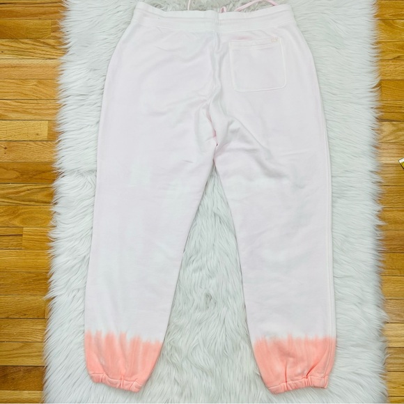 Vineyard Vines Pink White Orange Tie-Dye Joggers Sweatpants Women’s Sz L - Picture 2 of 11